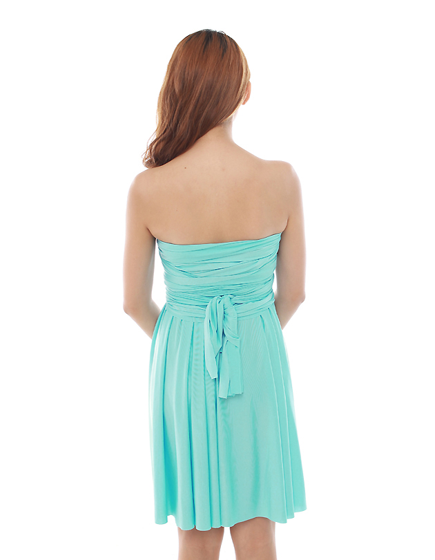 Cherie Convertible Classic Dress in Sky Blue